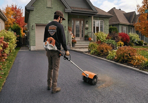 Fixe Scellant Asphalte - Nos Services Nettoyage de stationnement